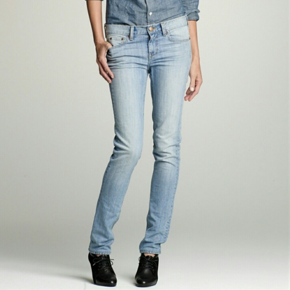 J Crew Downtown Skinny Jeans in Light Wash